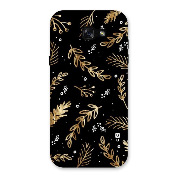 Gold Palm Leaves Back Case for Galaxy A7 (2017)