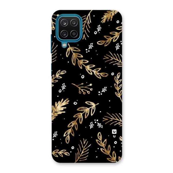 Gold Palm Leaves Back Case for Galaxy F12