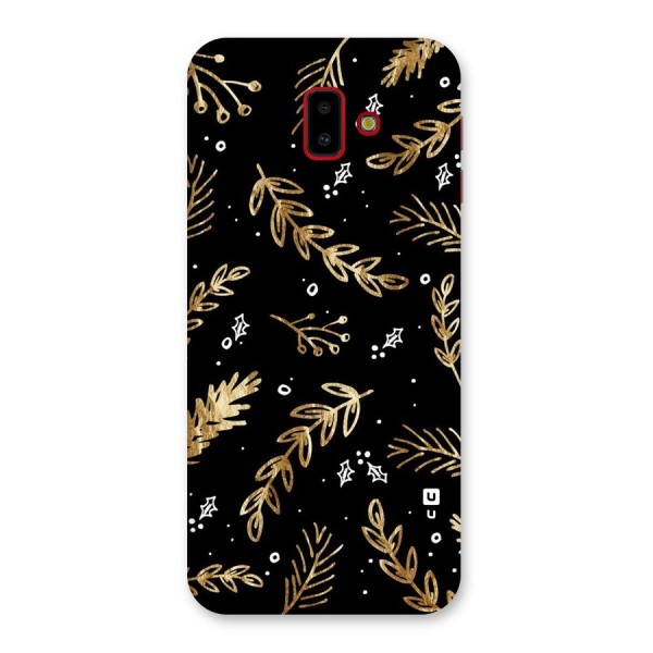 Gold Palm Leaves Back Case for Galaxy J6 Plus