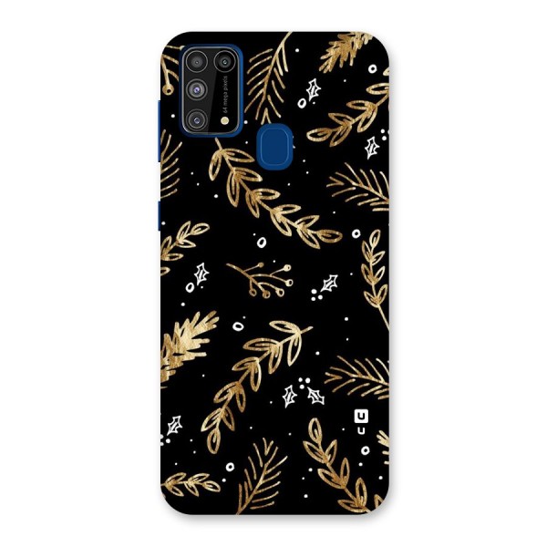 Gold Palm Leaves Back Case for Galaxy M31