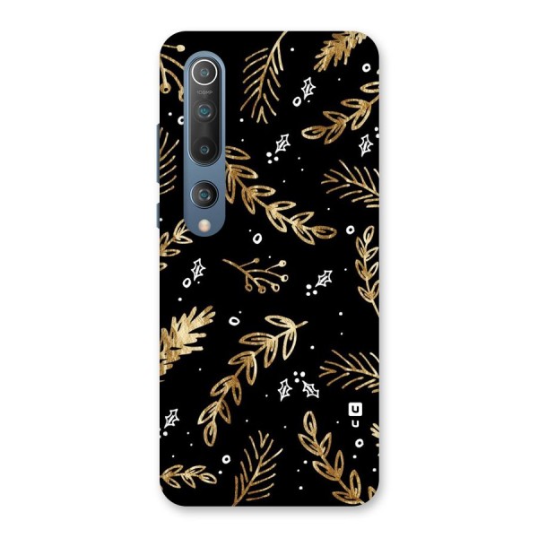 Gold Palm Leaves Back Case for Mi 10