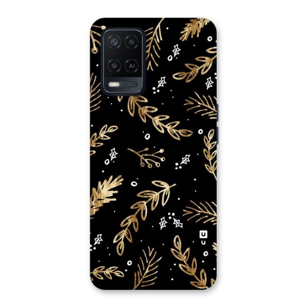 Gold Palm Leaves Back Case for Oppo A54