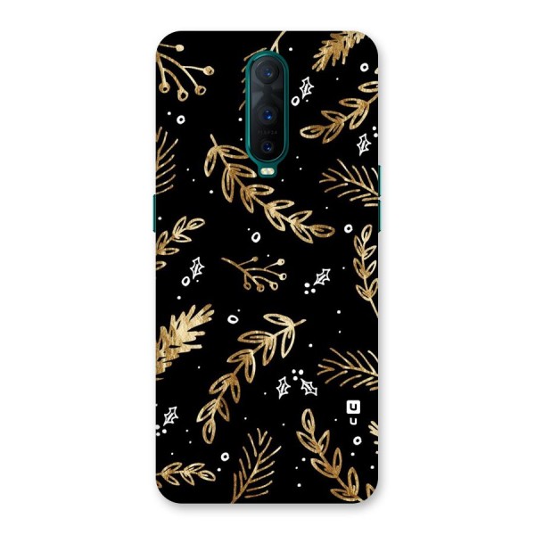 Gold Palm Leaves Back Case for Oppo R17 Pro