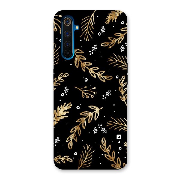 Gold Palm Leaves Back Case for Realme 6 Pro