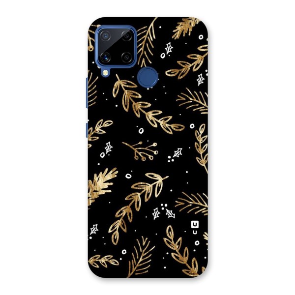 Gold Palm Leaves Back Case for Realme C12