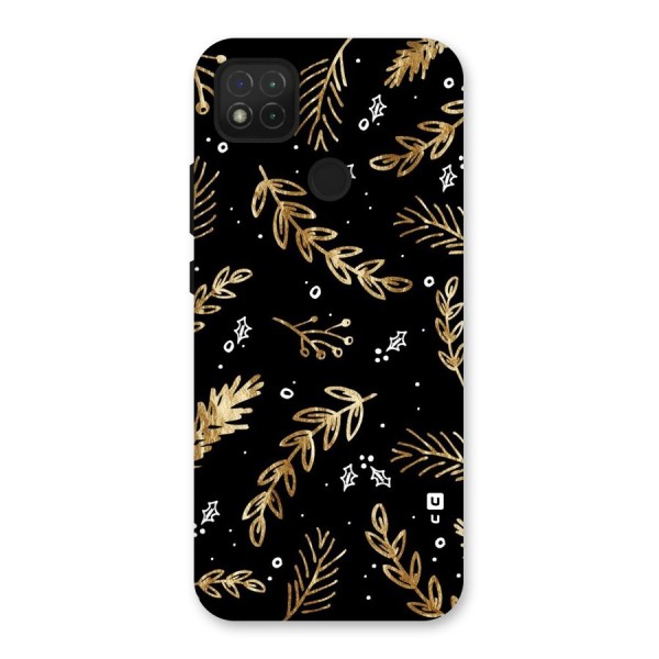 Gold Palm Leaves Back Case for Redmi 9C