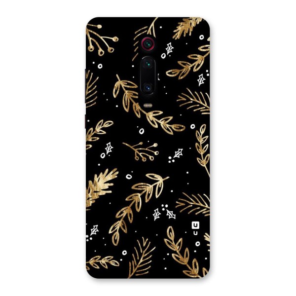 Gold Palm Leaves Back Case for Redmi K20 Pro