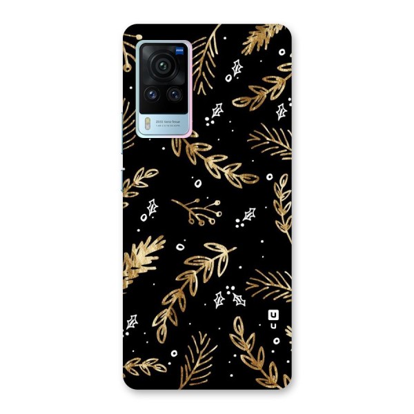 Gold Palm Leaves Back Case for Vivo X60 Pro