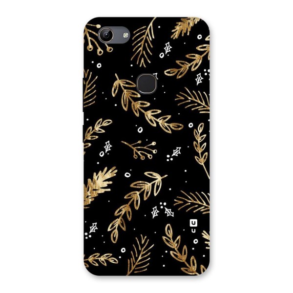 Gold Palm Leaves Back Case for Vivo Y81