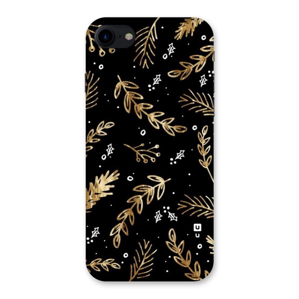 Gold Palm Leaves Back Case for iPhone SE 2020