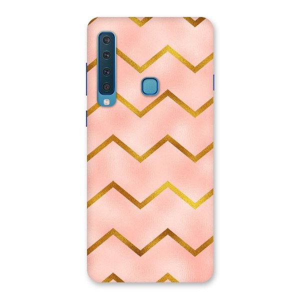 Gold Pink Pattern Back Case for Galaxy A9 (2018)