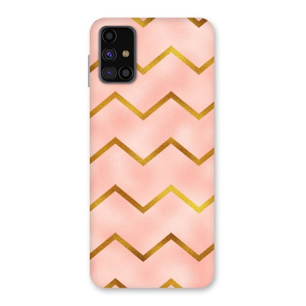 Gold Pink Pattern Back Case for Galaxy M31s