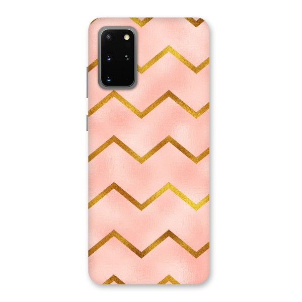 Gold Pink Pattern Back Case for Galaxy S20 Plus