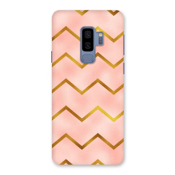 Gold Pink Pattern Back Case for Galaxy S9 Plus