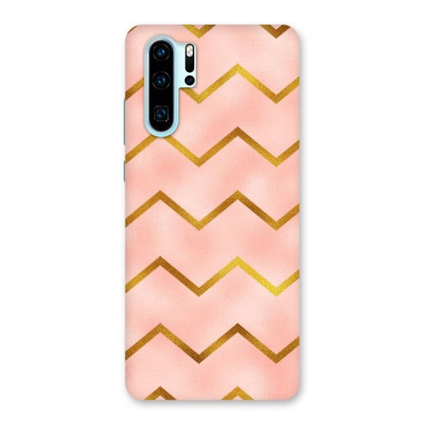 Gold Pink Pattern Back Case for Huawei P30 Pro