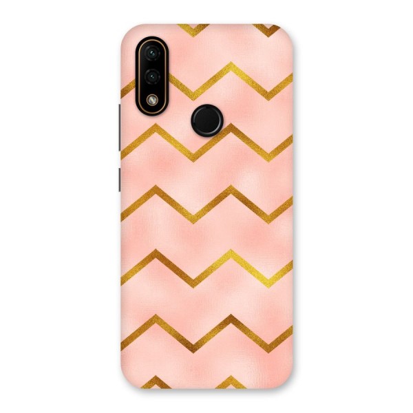 Gold Pink Pattern Back Case for Lenovo A6 Note