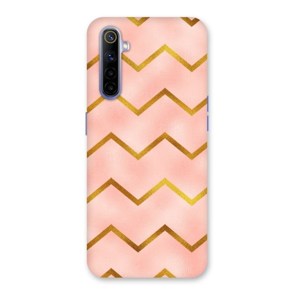 Gold Pink Pattern Back Case for Realme 6