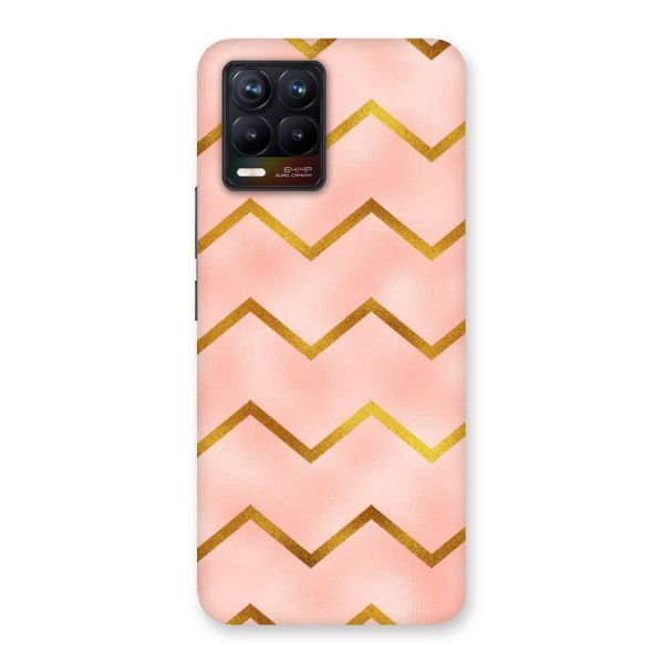 Gold Pink Pattern Back Case for Realme 8