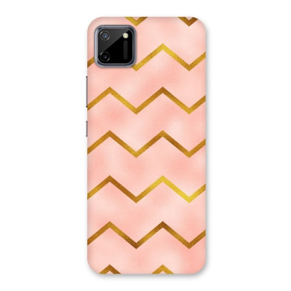 Gold Pink Pattern Back Case for Realme C11