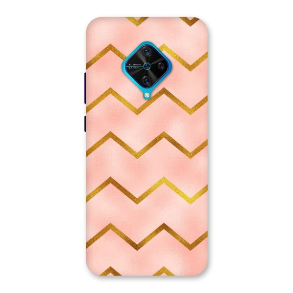 Gold Pink Pattern Back Case for Vivo S1 Pro