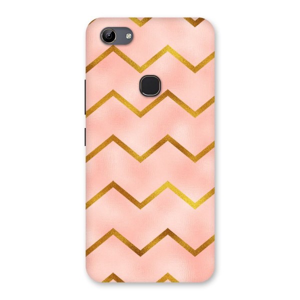 Gold Pink Pattern Back Case for Vivo Y81