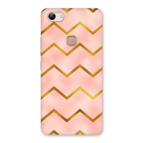 Gold Pink Pattern Back Case for Vivo Y83