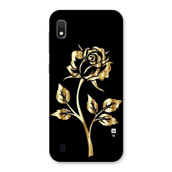 Gold Rose Back Case for Galaxy A10