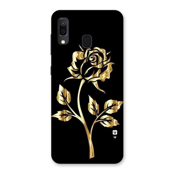 Gold Rose Back Case for Galaxy A20