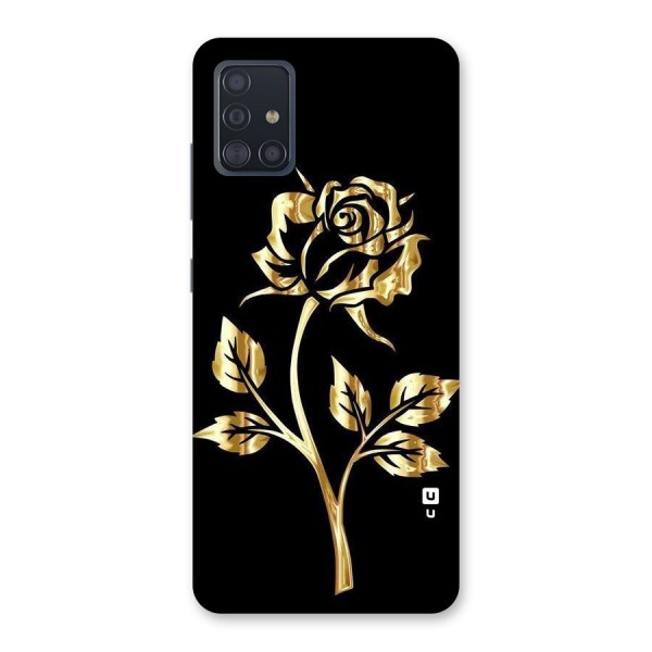 Gold Rose Back Case for Galaxy A51