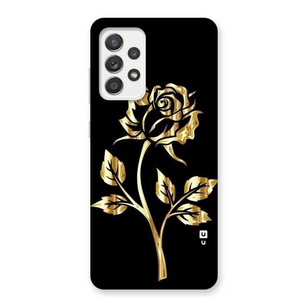 Gold Rose Back Case for Galaxy A52