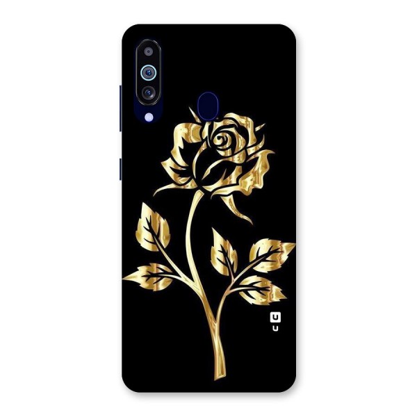 Gold Rose Back Case for Galaxy A60