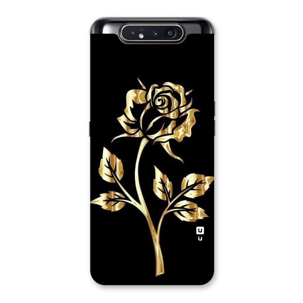 Gold Rose Back Case for Galaxy A80