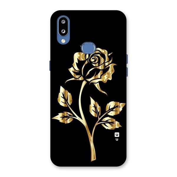 Gold Rose Back Case for Galaxy M01s