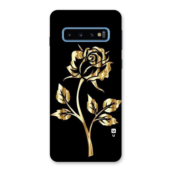 Gold Rose Back Case for Galaxy S10