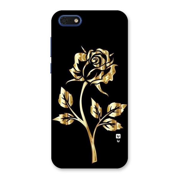 Gold Rose Back Case for Honor 7s