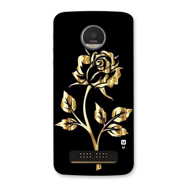 Gold Rose Back Case for Moto Z Play