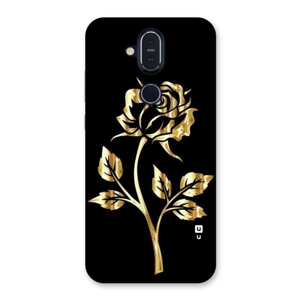 Gold Rose Back Case for Nokia 8.1