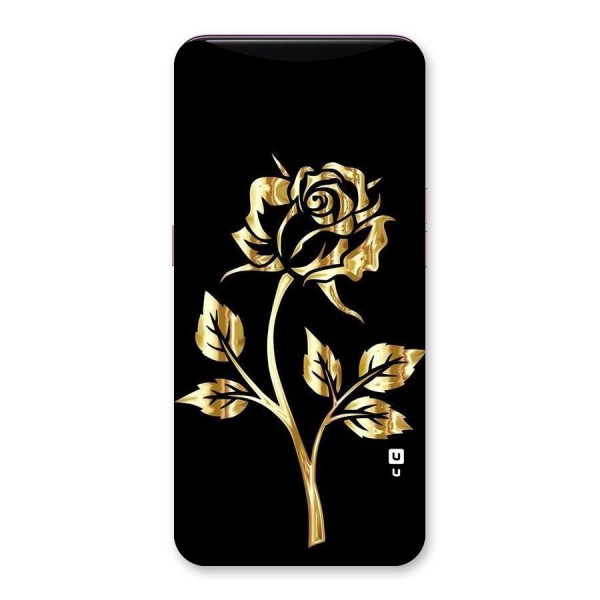 Gold Rose Back Case for Oppo Find X