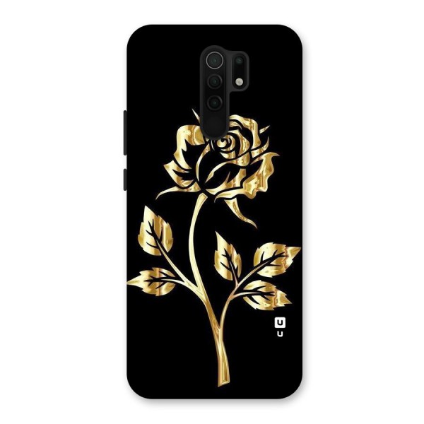 Gold Rose Back Case for Redmi 9 Prime