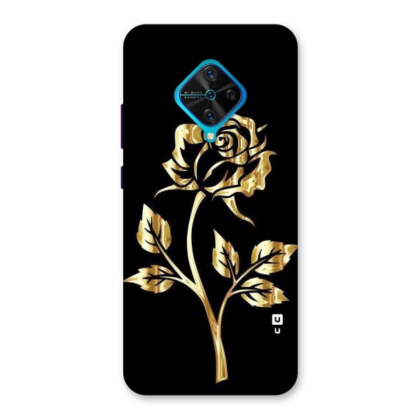 Gold Rose Back Case for Vivo S1 Pro