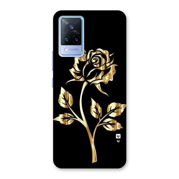 Gold Rose Back Case for Vivo V21 5G