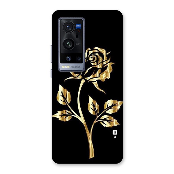 Gold Rose Back Case for Vivo X60 Pro Plus