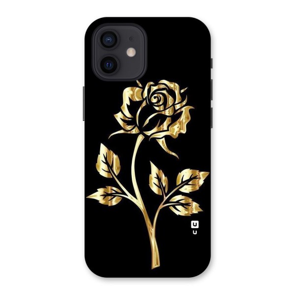 Gold Rose Back Case for iPhone 12