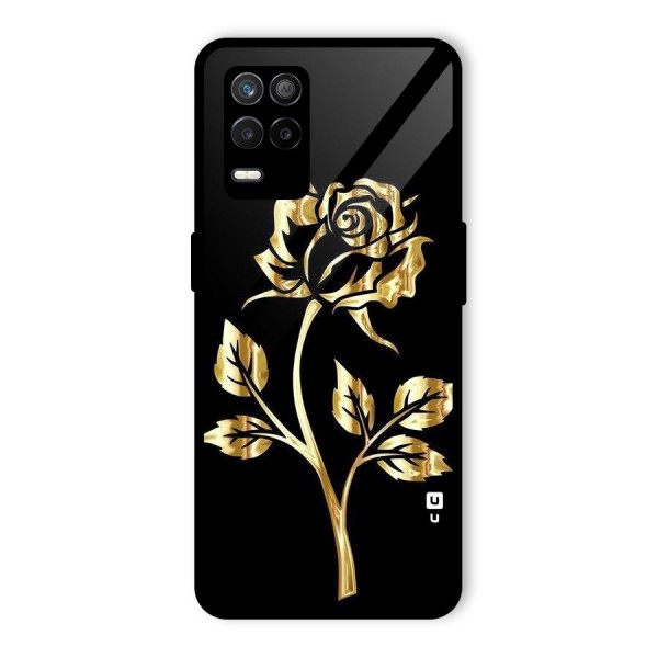 Gold Rose Glass Back Case for Realme 9 5G