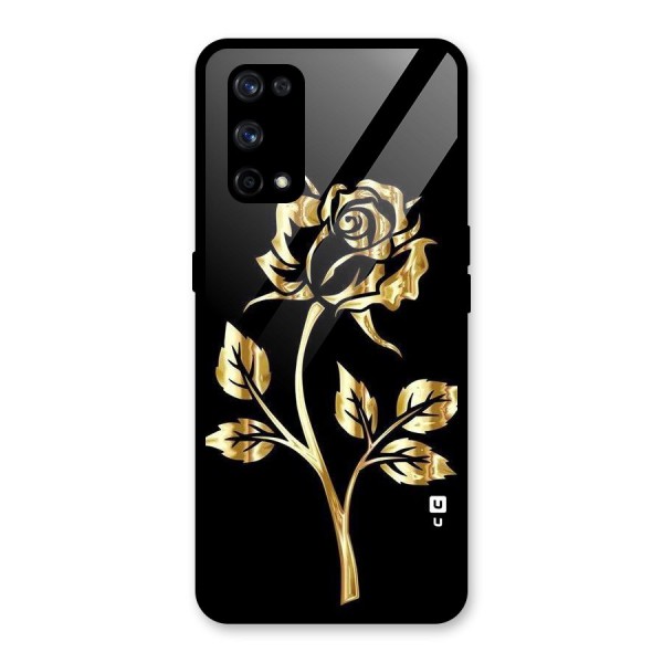 Gold Rose Glass Back Case for Realme X7 Pro