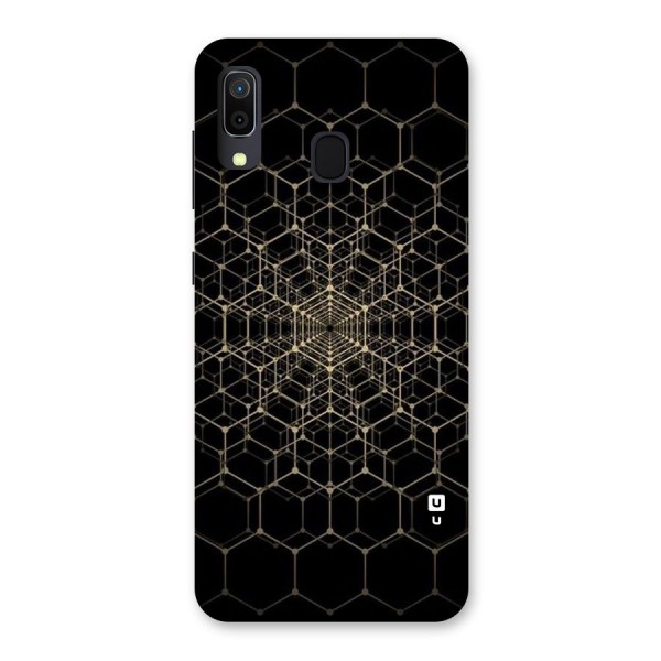 Gold Web Back Case for Galaxy A20