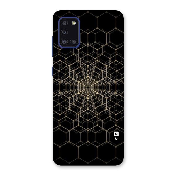 Gold Web Back Case for Galaxy A31