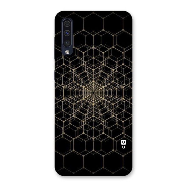 Gold Web Back Case for Galaxy A50