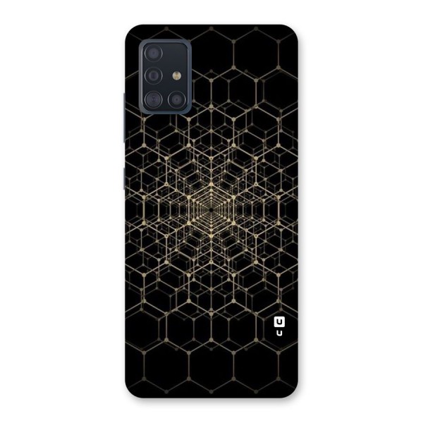 Gold Web Back Case for Galaxy A51