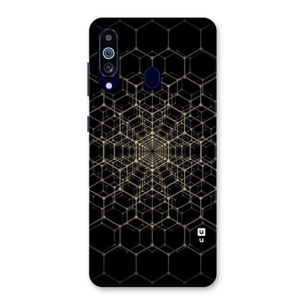 Gold Web Back Case for Galaxy A60